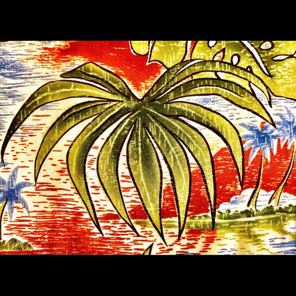 Pierre Cardin XL Hawaiian Shirt Rayon - Picture 6 of 6